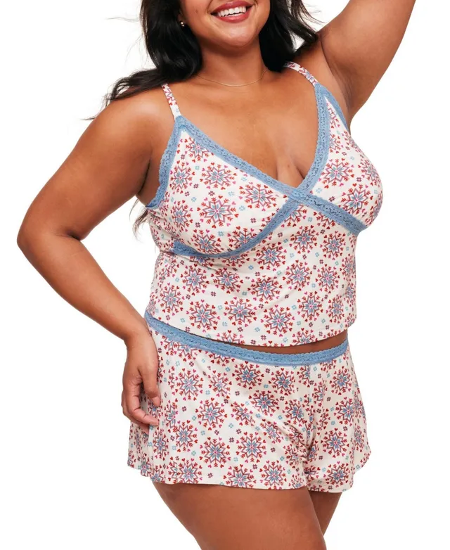 Adore Me Plus Lila Pajama Cami & Shorts Set