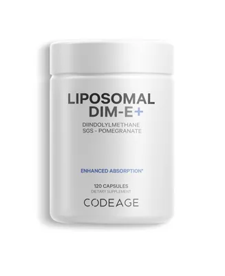 Codeage Liposomal Dim-e, Diindolylmethane, Antioxidant Sgs Vitamin E Tocopherols & Isomers, 120 ct