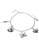 Harry Potter Womens Charm Bracelets, Silver Love Potion - 7'' Chain