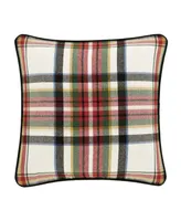 J Queen New York Christopher Plaid Decorative Pillow, 20" x 20"