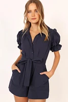 Petal and Pup Women's Riley Waist Tie Romper