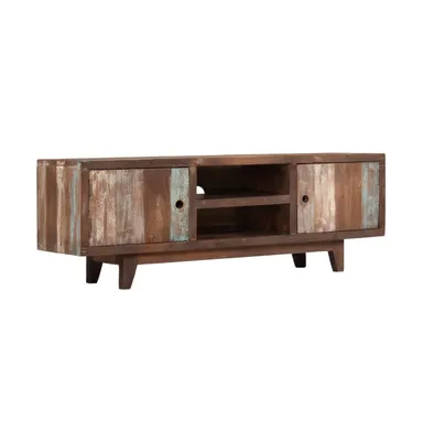 Tv Stand Solid Wood Acacia Vintage Like 46.5"x11.8"x15.7"