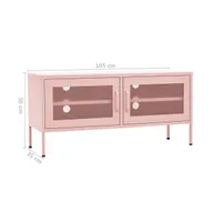 Tv Stand 41.3"x13.8"x19.7" Steel