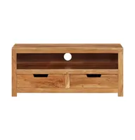 Tv Stand 34.6"x13.8"x15.7" Solid Wood Acacia