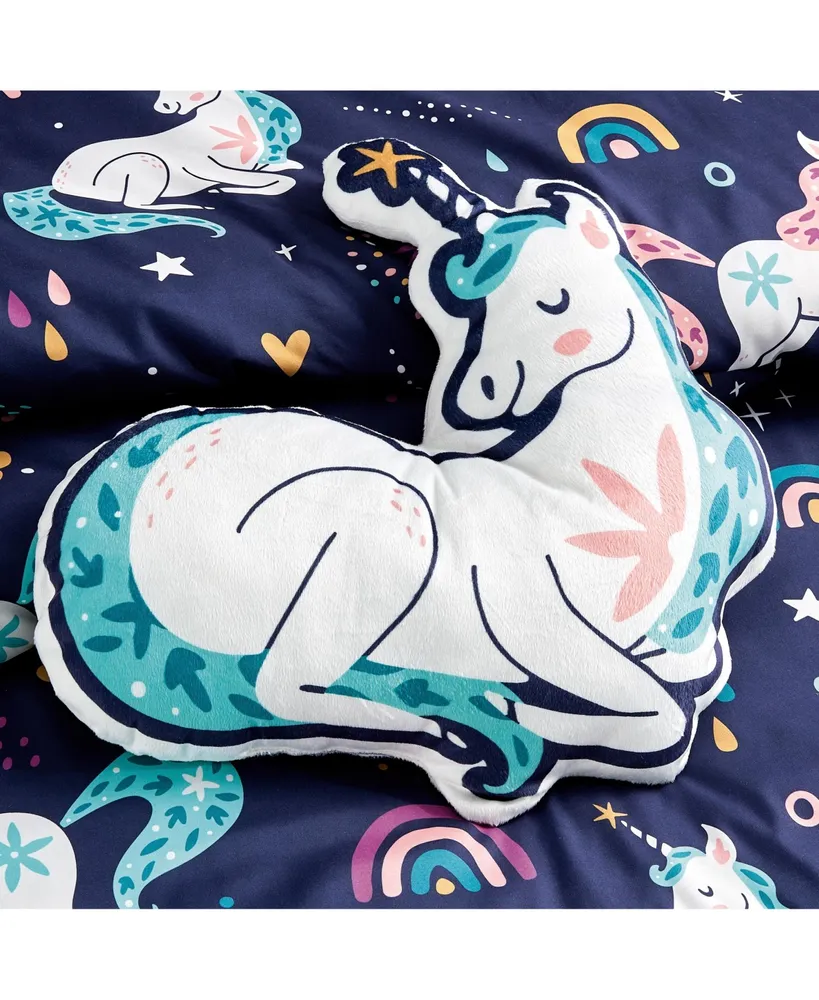 MarCielo Kids Girls Comforter Set Magic Unicorn