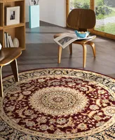 Main Street Rugs Montane 101 6'6" x 6'6" Round Area Rug