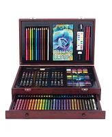 Art 101 Doodle Draw Multimedia Wood Art Set, 136 Pieces