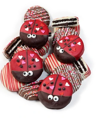 Chocolate Covered Company Love Bug Belgian Chocolate Covered Oreo Cookies