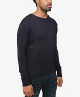 X-Ray Men's V-Neck Honeycomb Knit Sweater