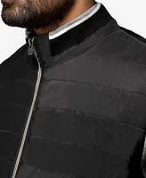 X-Ray Men's Lightly Padded Hybrid Sweater Jacket