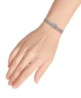 Macy's Cubic Zirconia Leaf Design Bracelet