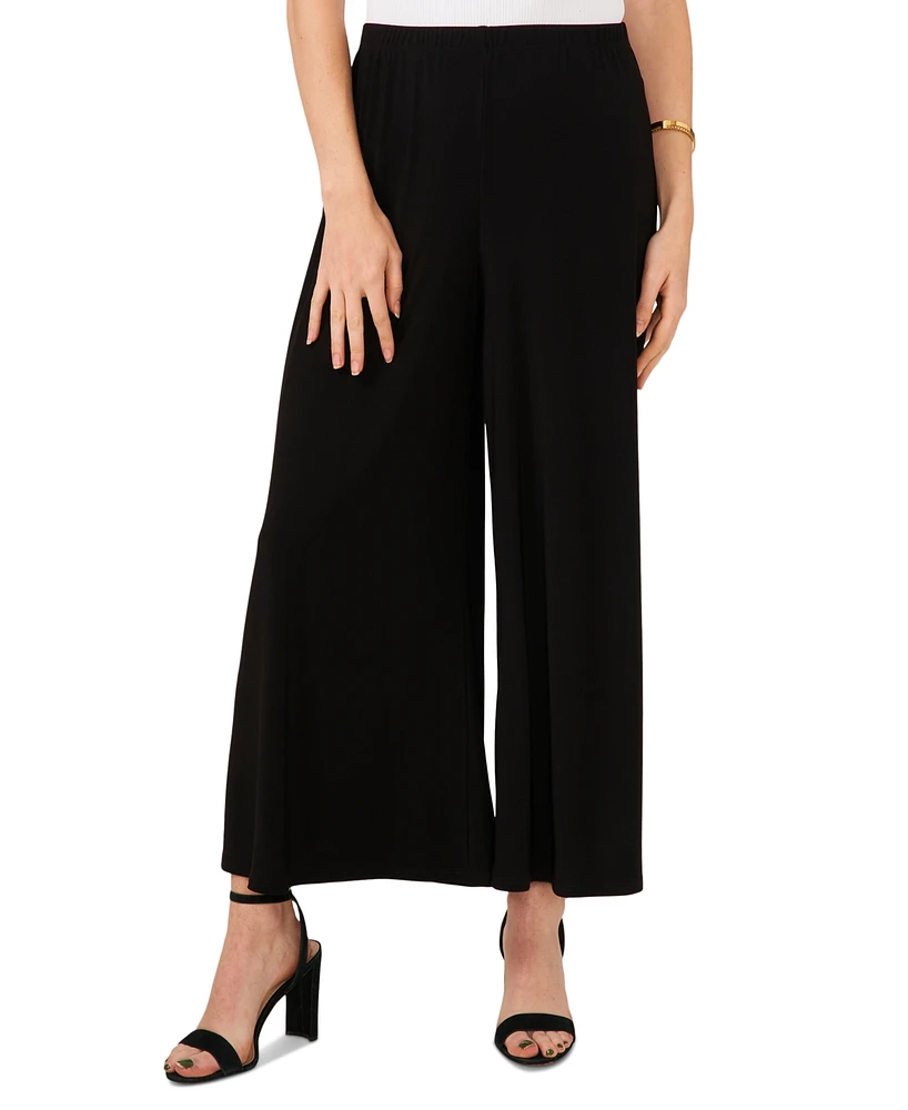 Sam & Jess Women's Relaxed Wide-Leg Pull-On Pants