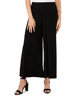 Sam & Jess Women's Relaxed Wide-Leg Pull-On Pants