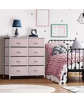 Sorbus 8 Drawers Dresser- Storage Unit with Steel Frame, Wood Top, Fabric Bins - for Bedroom, Closet, Office, and more