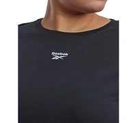 Reebok Plus Cotton Short-Sleeve T-Shirt Dress