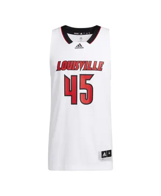 Men's adidas White Louisville Cardinals Swingman Basketball Jersey