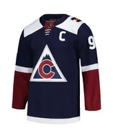 Men's adidas Gabriel Landeskog Navy Colorado Avalanche Alternate Captain Patch Authentic Pro Player Jersey