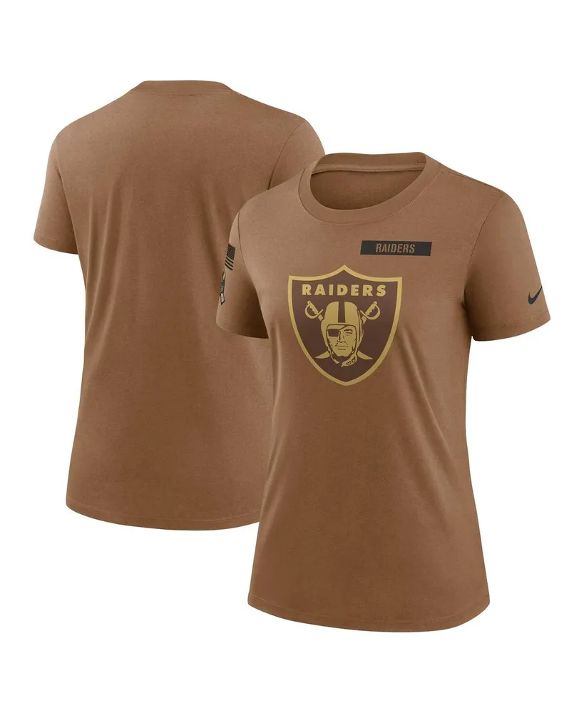 Women's Nike Brown Las Vegas Raiders 2023 Salute to Service Legend Performance T-shirt