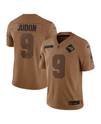 Men's Nike Matthew Judon Brown Distressed New England Patriots 2023 Salute To Service Limited Jersey