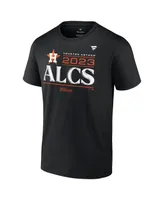 Men's Fanatics Black Houston Astros Division Series Winner Locker Room T-shirt