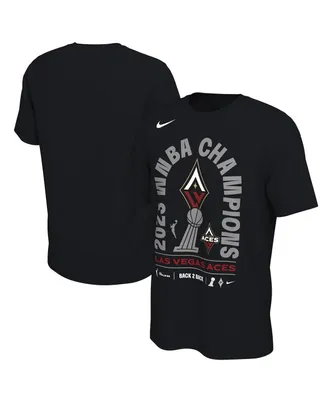 Men's and Women's Nike Black Las Vegas Aces 2023 Wnba Finals Champions Locker Room Authentic T-shirt