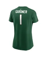 Women's Nike Sauce Gardner Green New York Jets Player Name and Number T-shirt