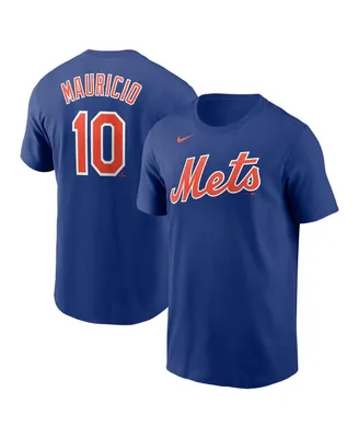 Men's Nike Ronny Mauricio Royal New York Mets Name and Number T-shirt