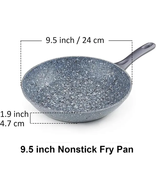 Cook N Home Nonstick Saute Fry Pan Set, 8, 9.5, and 11-Inch