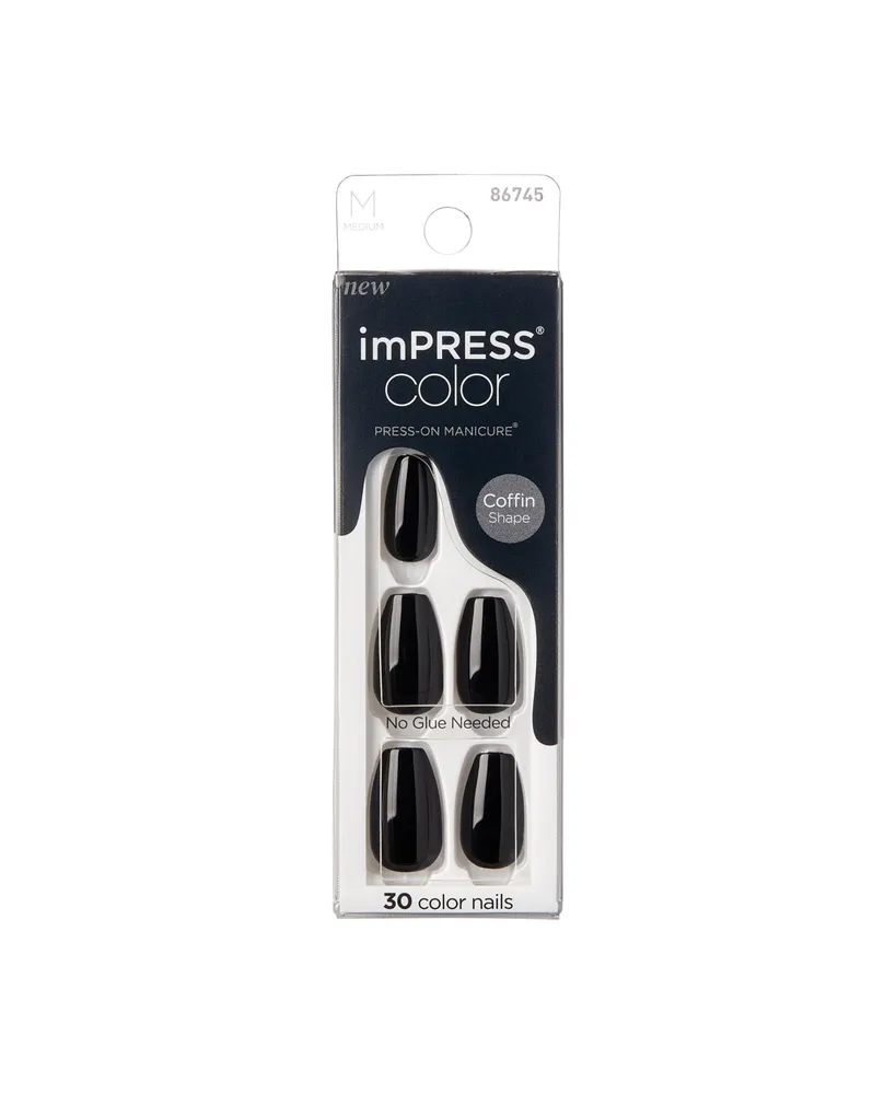 imPRESS Color Medium Coffin Press-On Nails Kits