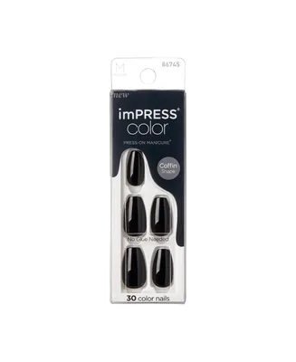 imPRESS Color Medium Coffin Press-On Nails Kits