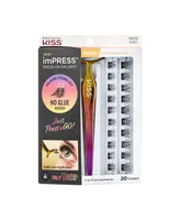 imPRESS Press-On Falsies Eyelash 20 Clusters Kit