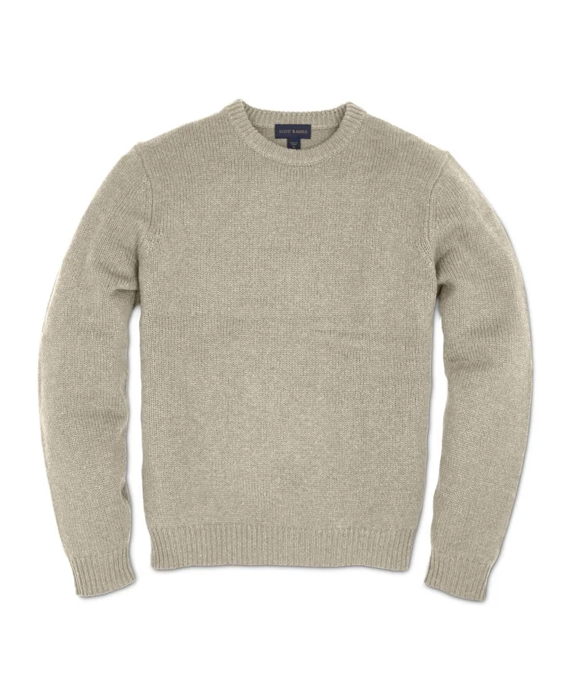 Scott Barber Men's Cashmere/Cotton Crew Sweaters