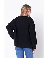 Women's Oversize Ribbed Sweater