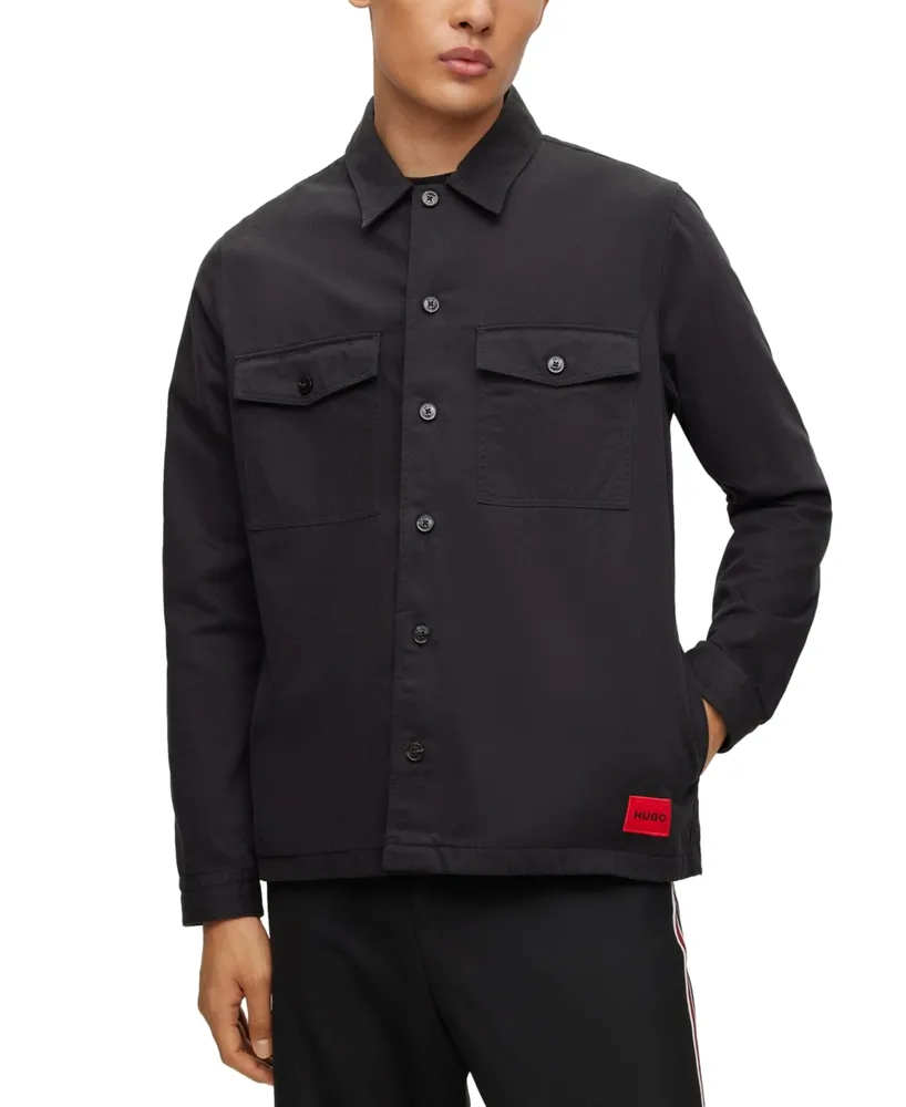 Hugo by Boss Men's Oversized-Fit Shirt Jacket