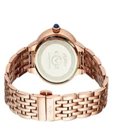 GV2 by Gevril Women's Astor Rose Gold-Tone Stainless Steel Watch 40mm