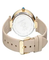 GV2 by Gevril Women's Matera Ivory Leather Watch 35mm