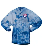 Women's Spirit Jersey Royal Texas Rangers 2023 World Series Champions Crystal-Dye Long Sleeve T-shirt