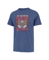 Men's '47 Brand Royal Texas Rangers 2023 World Series Champions Local Playoff Franklin T-shirt