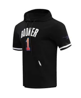 Men's Pro Standard Devin Booker Black Phoenix Suns 2023/24 City Edition Name and Number Short Sleeve Pullover Hoodie