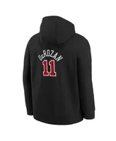 Big Boys Nike DeMar DeRozan Black Chicago Bulls 2023/24 City Edition Name and Number Pullover Hoodie