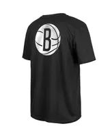 Men's New Era Black Brooklyn Nets 2023/24 City Edition Elite Pack T-shirt