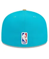 Men's New Era Turquoise, Gold Charlotte Hornets 2023/24 City Edition 59FIFTY Fitted Hat