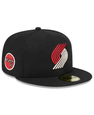 Men's New Era Black Portland Trail Blazers 2023/24 City Edition Alternate 59FIFTY Fitted Hat