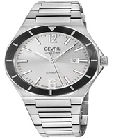 Gevril Men's High Line Silver-Tone Stainless Steel Watch 43mm