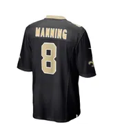 Men's Nike Archie Manning Black New Orleans Saints Retired Player Game Jersey