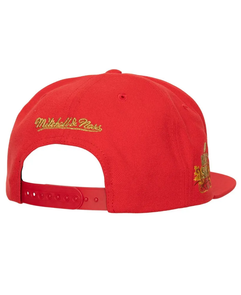 Men's Mitchell & Ness Red St. Louis Cardinals Champ'd Up Snapback Hat