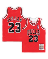 Infant Boys and Girls Mitchell & Ness Michael Jordan Red Chicago Bulls 1985/86 Hardwood Classics Authentic Jersey