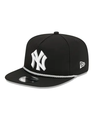 Men's New Era Black New York Yankees Branch Golfer Snapback Hat
