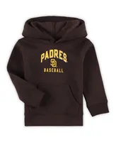 Toddler Boys and Girls Brown, Gray San Diego Padres Play-By-Play Pullover Fleece Hoodie Pants Set