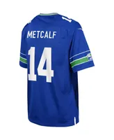 Preschool Boys and Girls Nike Dk Metcalf Royal Seattle Seahawks Game Jersey